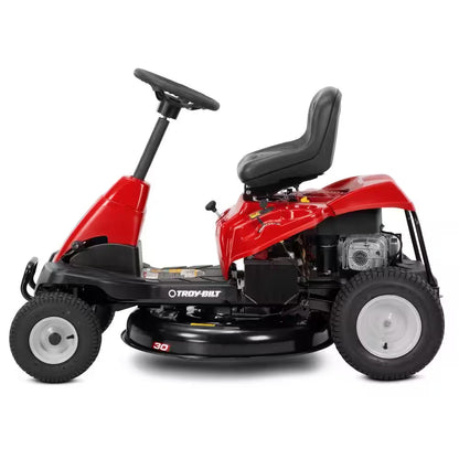 30-Inch Gas Rear Engine Riding Lawn Mower with 10.5 HP Engine, 6-Speed Manual Drive