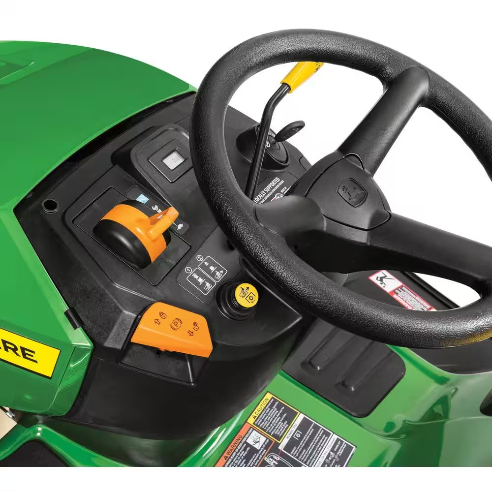 42-Inch Gas Riding Lawn Mower with 17.5 HP Engine & Hydrostatic Transmission