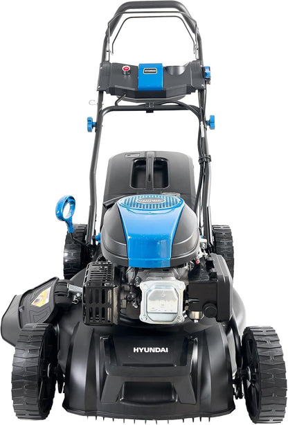 20-Inch Self-Propelled Petrol Lawn Mower with Electric Start, 196cc Engine