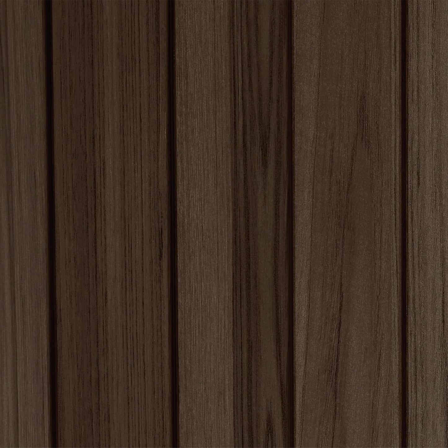 Keter Signature Horizontal Shed – 2020L Premium Outdoor Storage - Rosewood | Weather‑Resistant Wood‑Effect Resin | Fits Bikes, Wheelie Bins & Garden Equipment | Lockable & Easy‑Access Design