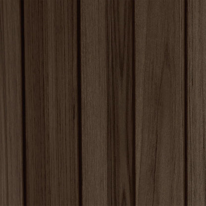 Keter Signature Horizontal Shed – 2020L Premium Outdoor Storage - Rosewood | Weather‑Resistant Wood‑Effect Resin | Fits Bikes, Wheelie Bins & Garden Equipment | Lockable & Easy‑Access Design