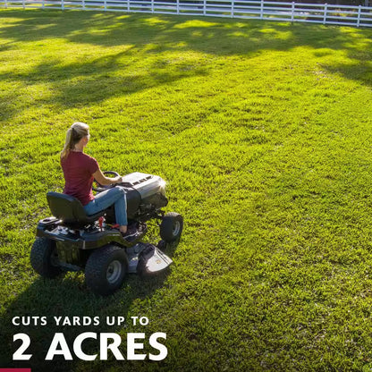 42-Inch Gas Riding Lawn Tractor with 13.5 HP Engine & 6-Speed Manual Transmission