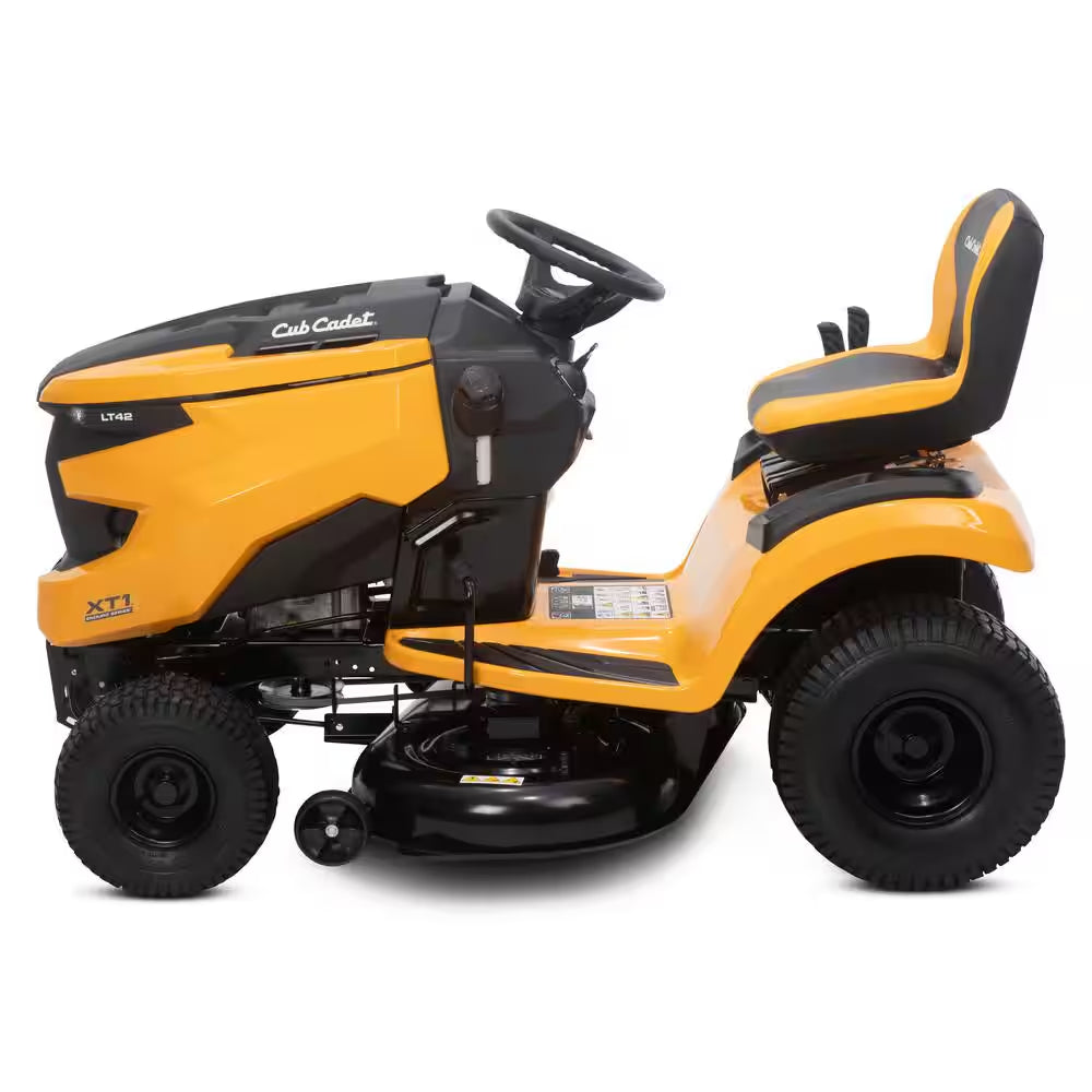 42-Inch Gas Riding Lawn Tractor with 19.5 HP Engine & Hydrostatic Drive